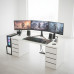 210X70 Ultra Wide Premium Gaming Desk 8 Drawers Double Layers