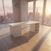 210X70 Ultra Wide High End Gaming Desk two doors