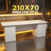 210X70 Ultra Wide High End Gaming Desk two doors