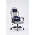 CHX27 COMFEX High-End Butterfly mechanism Cold Mold Foam Gaming chair Leather Gray White