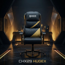 CHX29 HUGEX High-End Butterfly mechanism Cold Mold Foam Gaming chair Sofa Leather Black