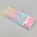 Game Arena GK87 PRO Rainbow Brown switches Mechanical Keyboard White