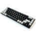 Game Arena GKX68 MAGNUM Magnetic RGB High End Programmable Keyboard Black base Grey caps