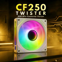 CF250 TWISTER 6PIN RGB 120mm WHITE