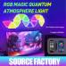 LED Triangular Quantum Lamp RGB 10pcs