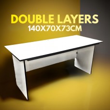 140X70X73CM DOUBLE LAYERS GAMING DESK