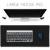 120X60 Black Boarder Mousepad