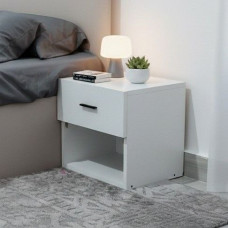 Single Drawer Bed's Nightstand
